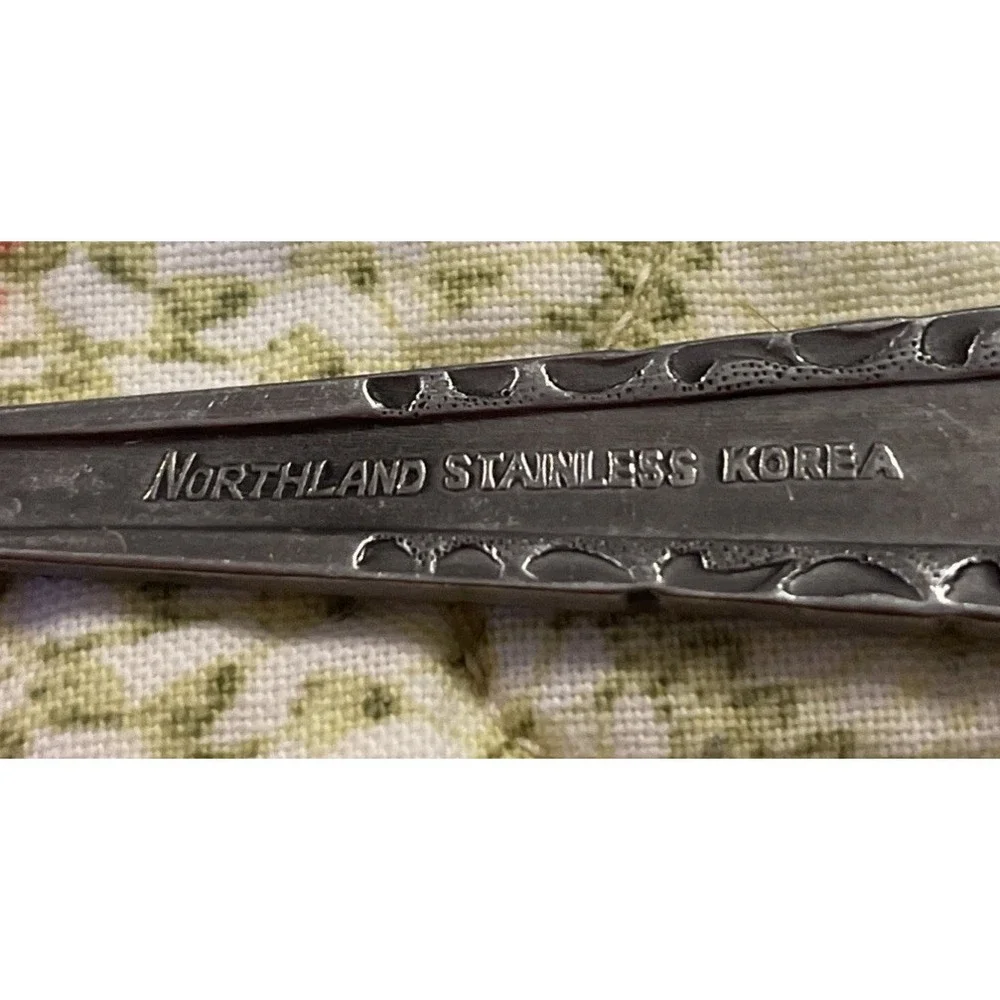 Northland Oneida Love Story‎ Stainless Flatware Cocktail Dessert Forks Set Of 8